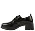 Pantofi casual, dama, PASS COLLECTION, J970007A negru, piele naturala, cu toc
